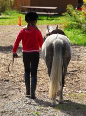 girl and pony